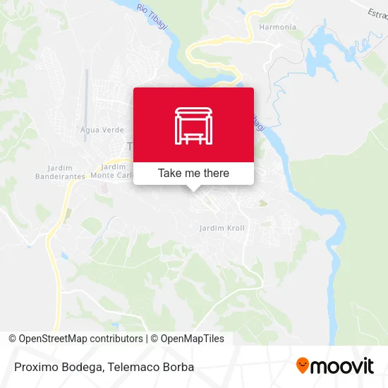 Proximo Bodega map