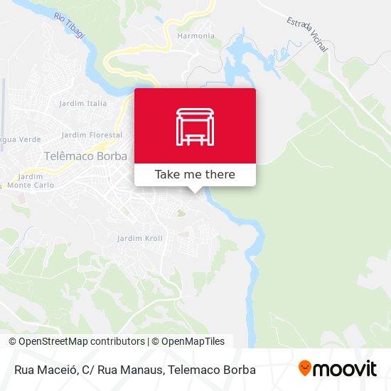 Rua Maceió, C/ Rua Manaus map