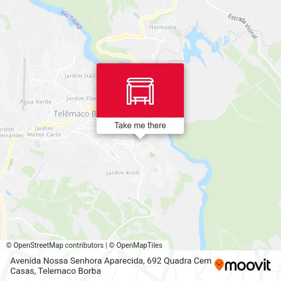 Avenida Nossa Senhora Aparecida, 692 Quadra Cem Casas map