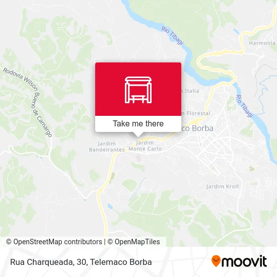 Rua Charqueada, 30 map