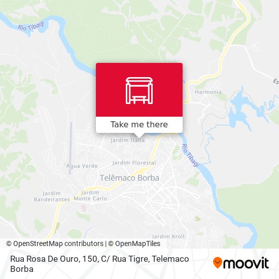 Rua Rosa De Ouro, 150, C/ Rua Tigre map