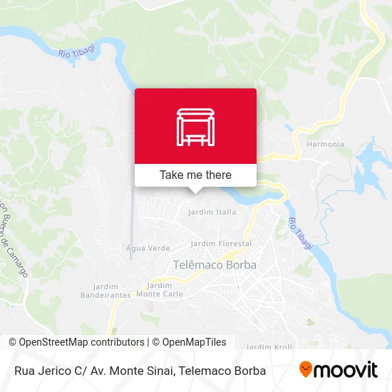 Rua Jerico C/ Av. Monte Sinai map