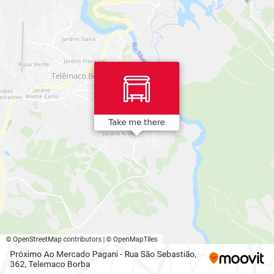 Próximo Ao Mercado Pagani - Rua São Sebastião, 362 map