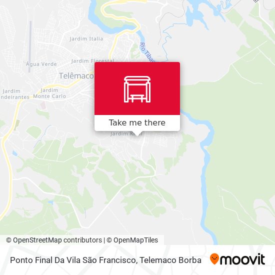Ponto Final Da Vila São Francisco map