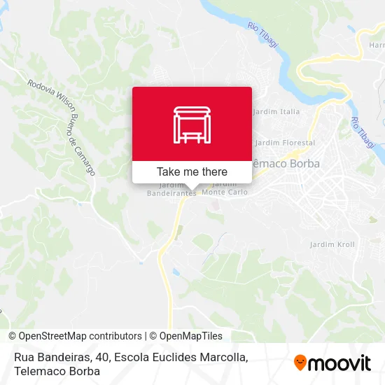 Rua Bandeiras, 40, Escola Euclides Marcolla map