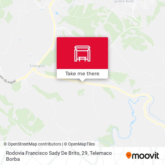 Rodovia Francisco Sady De Brito, 29 map