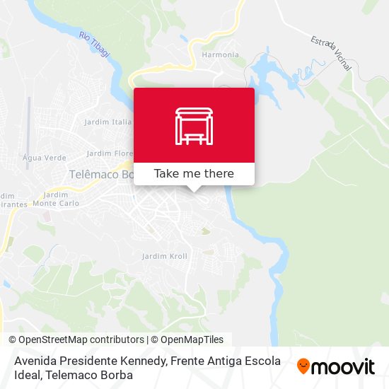 Avenida Presidente Kennedy, Frente Antiga Escola Ideal map
