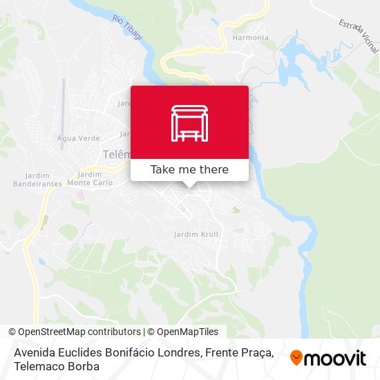 Avenida Euclides Bonifácio Londres, Frente Praça map