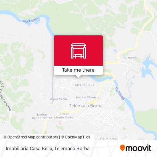 Mapa Imobiliária Casa Bella