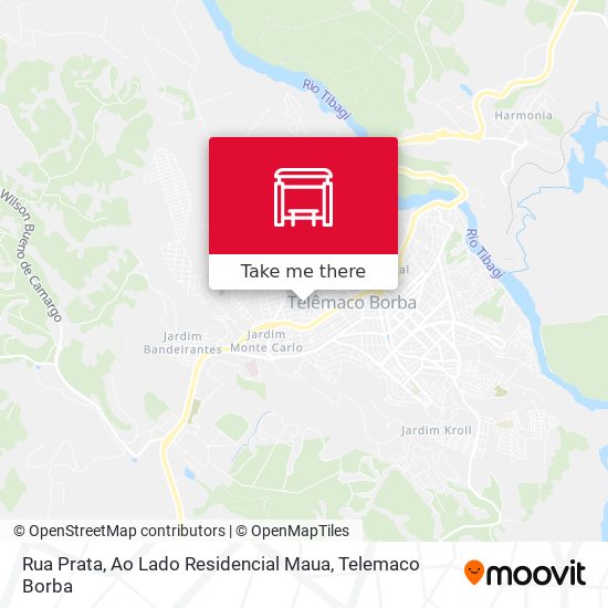 Rua Prata, Ao Lado Residencial Maua map