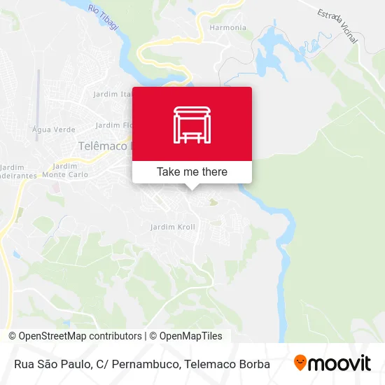 Rua São Paulo, C/ Pernambuco map