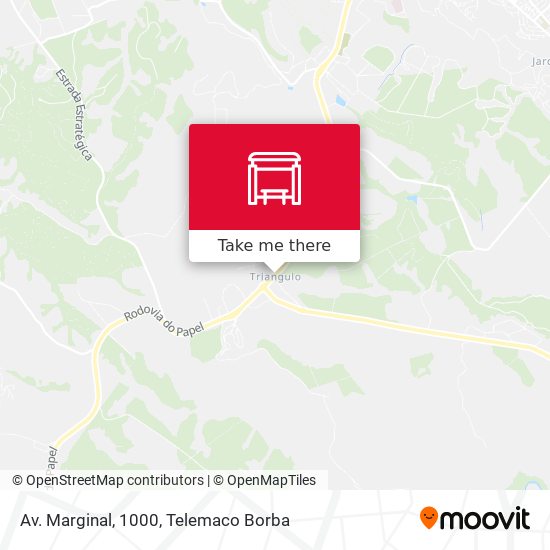 Av. Marginal, 1000 map