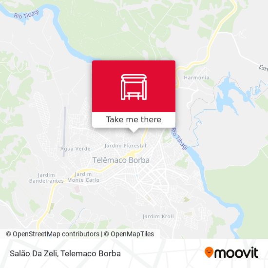 Salão Da Zeli map