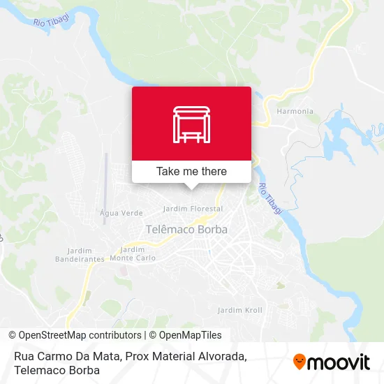 Rua Carmo Da Mata, Prox Material Alvorada map