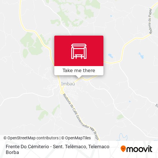 Frente Do Cémiterio - Sent. Telêmaco map