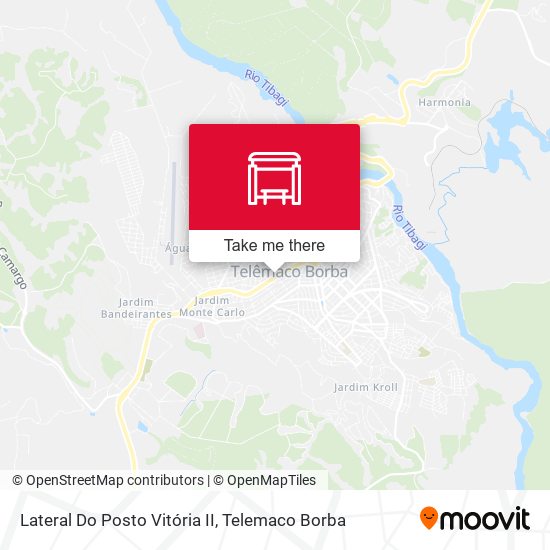 Lateral Do Posto Vitória II map