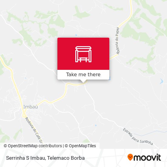Serrinha S Imbau map