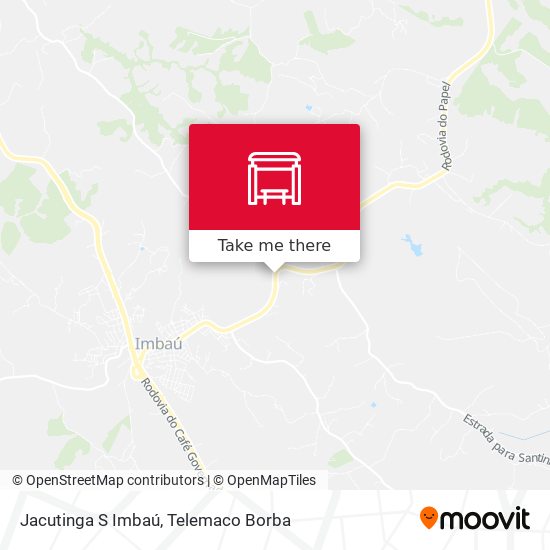 Jacutinga S Imbaú map