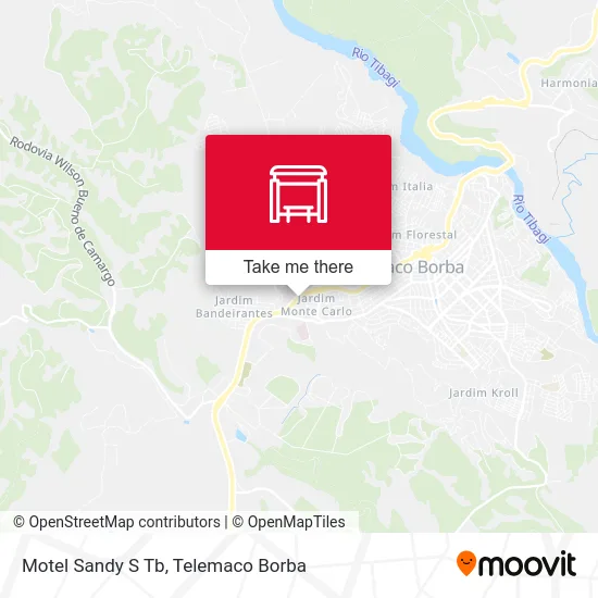 Motel Sandy S Tb map