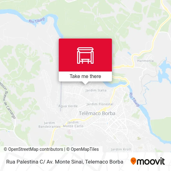 Rua Palestina C/ Av. Monte Sinai map