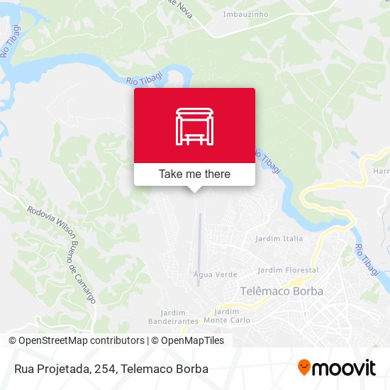 Rua Projetada, 254 map
