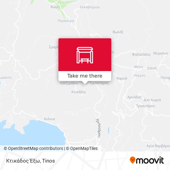 Κτικάδος Έξω map