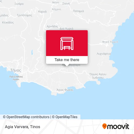 Agia Varvara map
