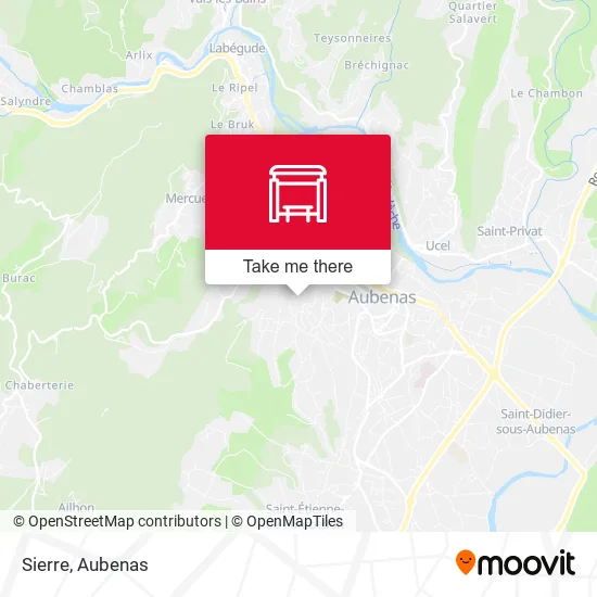 Sierre map
