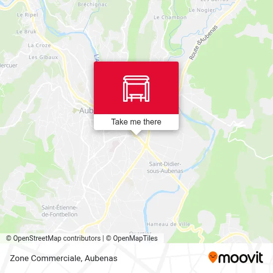 Zone Commerciale map