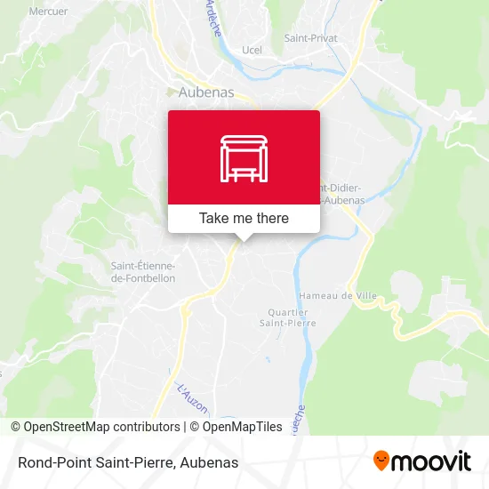 Mapa Rond-Point Saint-Pierre