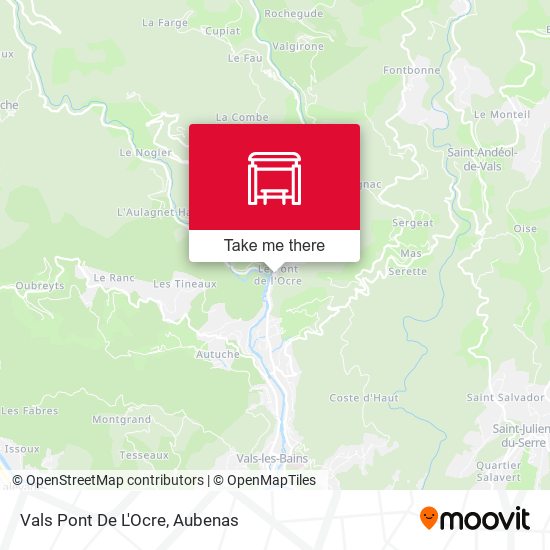 Vals Pont De L'Ocre map