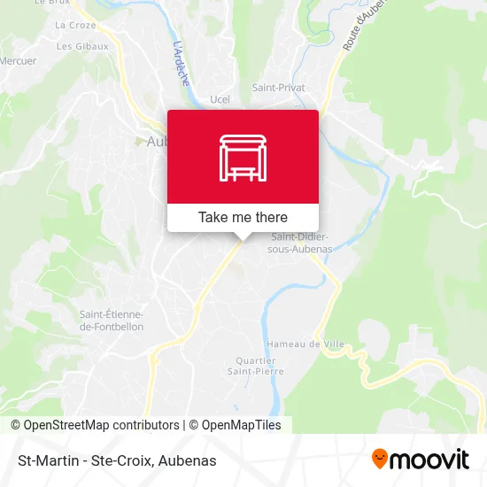 St-Martin - Ste-Croix map