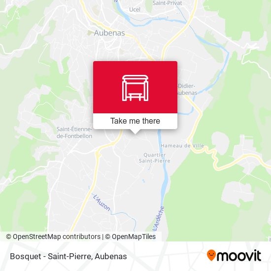 Bosquet - Saint-Pierre map