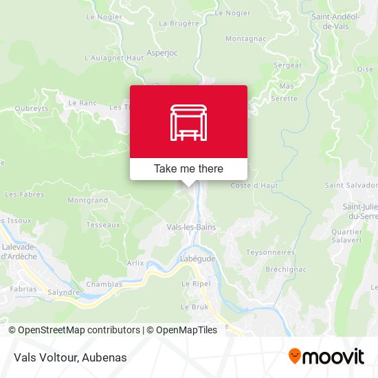 Vals Voltour map