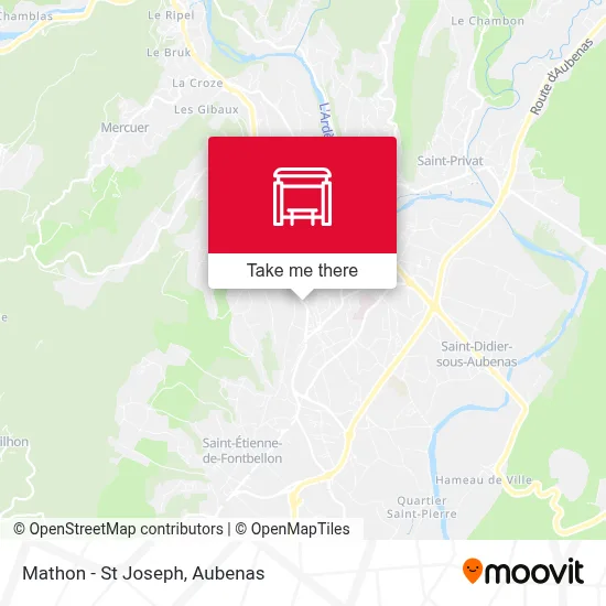 Mathon - St Joseph map
