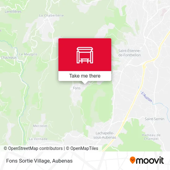 Fons Sortie Village map