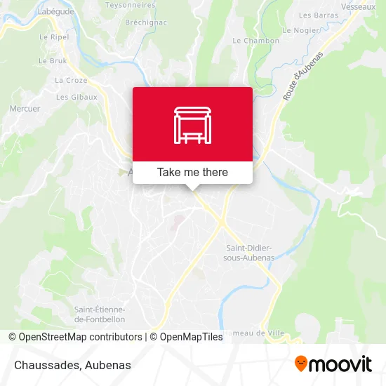 Chaussades map