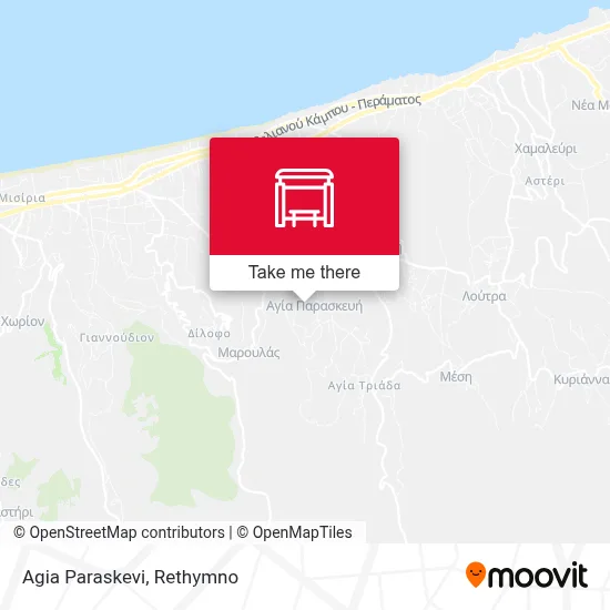 Agia Paraskevi map