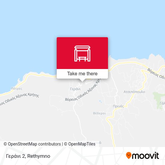 Γεράνι 2 map