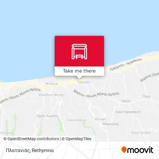 Πλατανιάς map