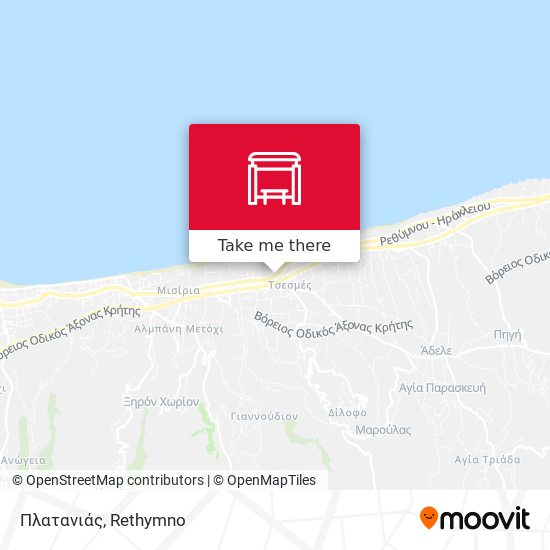 Πλατανιάς map
