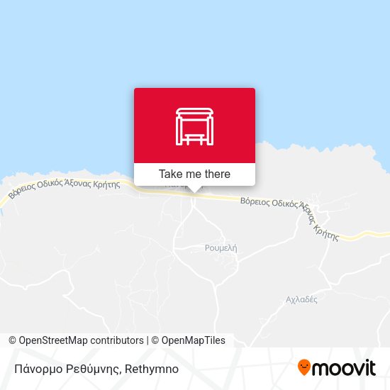 Πάνορμο Ρεθύμνης map