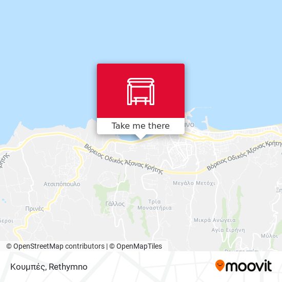Κουμπές map