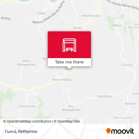 Γωνιά map