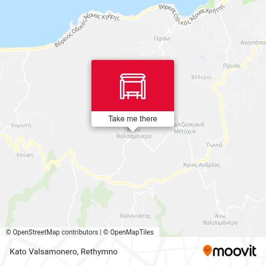 Kato Valsamonero map