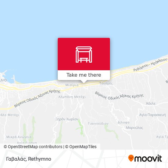 Γαβαλάς map