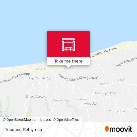 Τσεσμές map