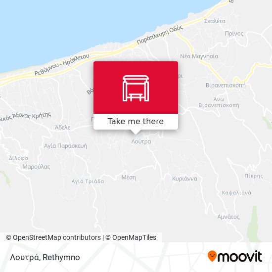 Λουτρά map