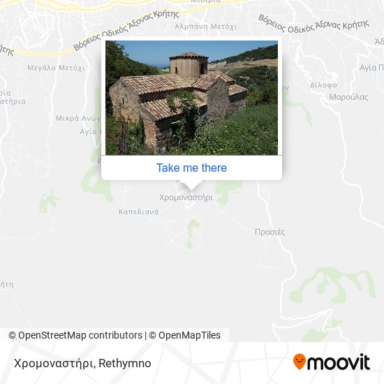 Χρομοναστήρι map