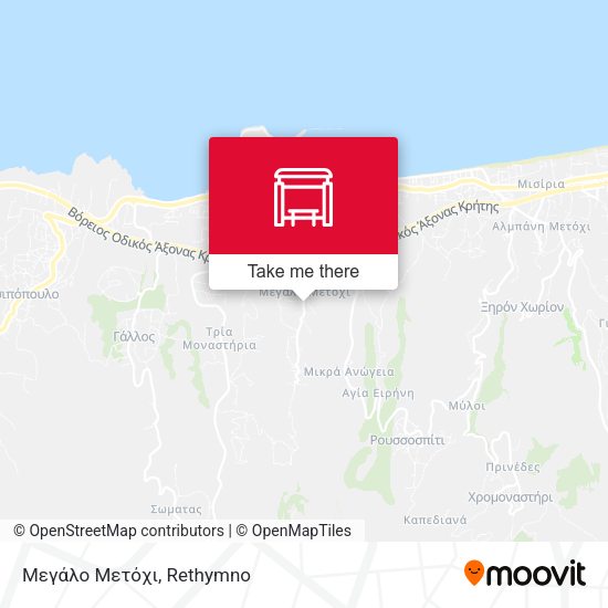 Μεγάλο Μετόχι map